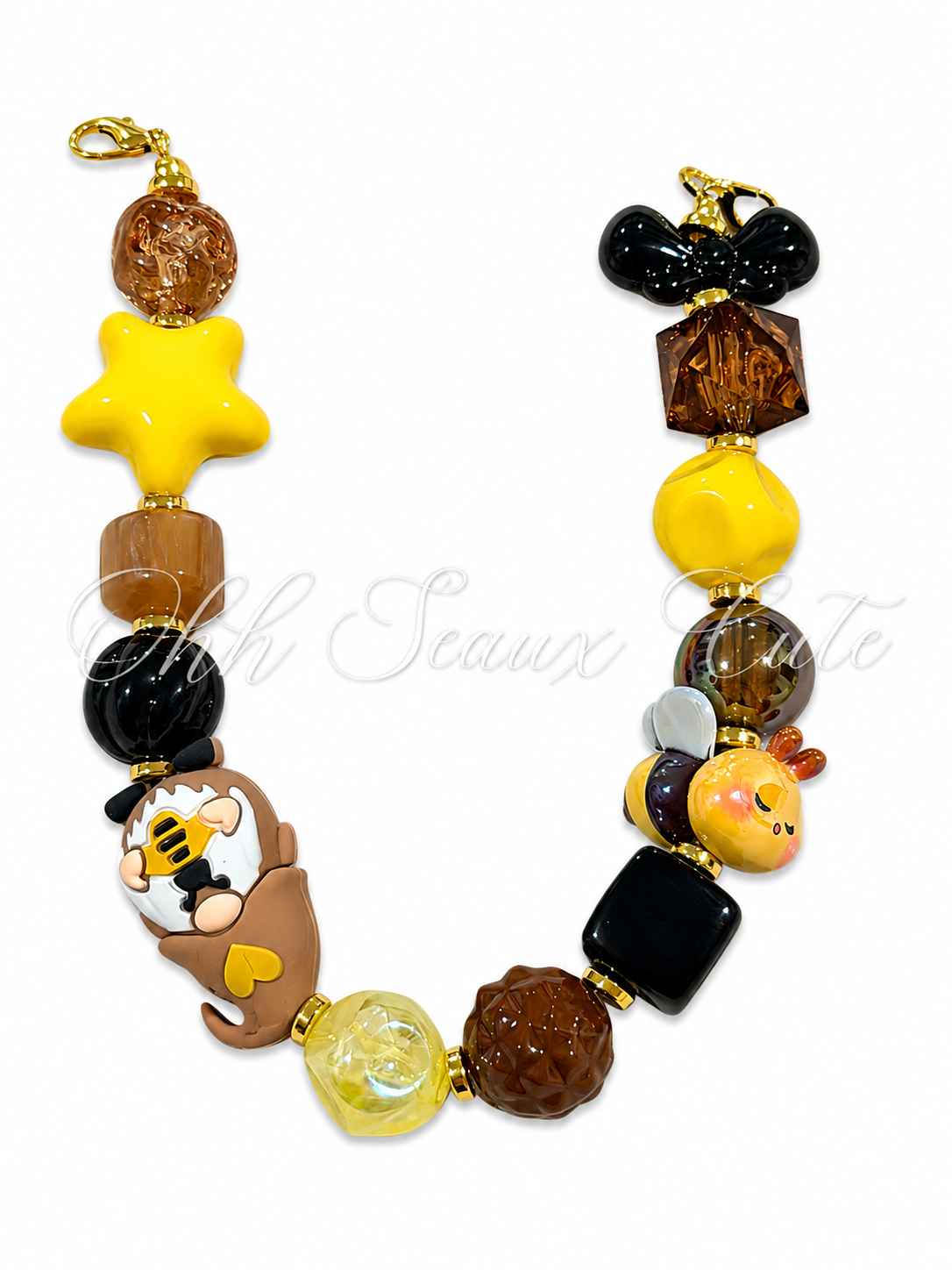 9” Honeybee 8 Hat Chain
