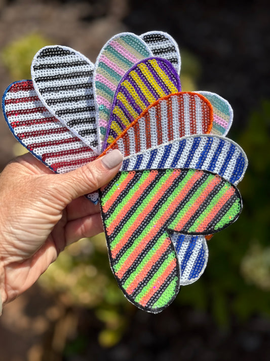 3.5” Stripe Heart