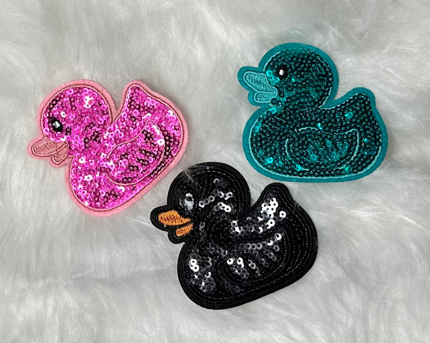 3” Sequin Rubber Ducky