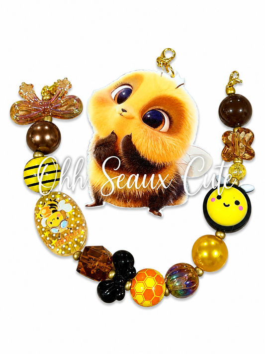 9” Honeybee 6 Hat Chain