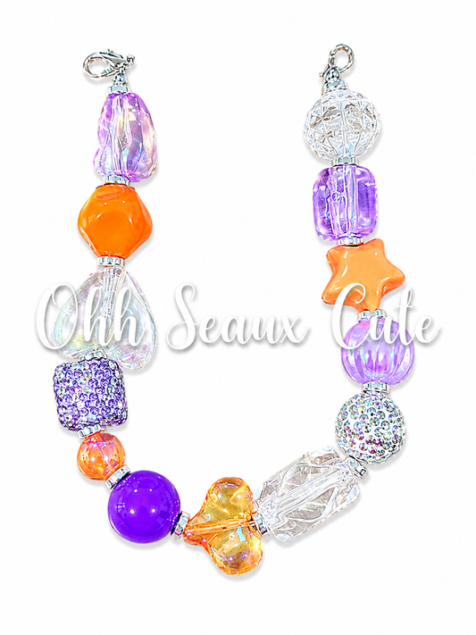 9” Clemson Ice 5 Hat Chain