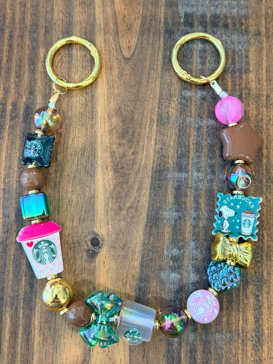 13” Custom Bag Chain -Starbies