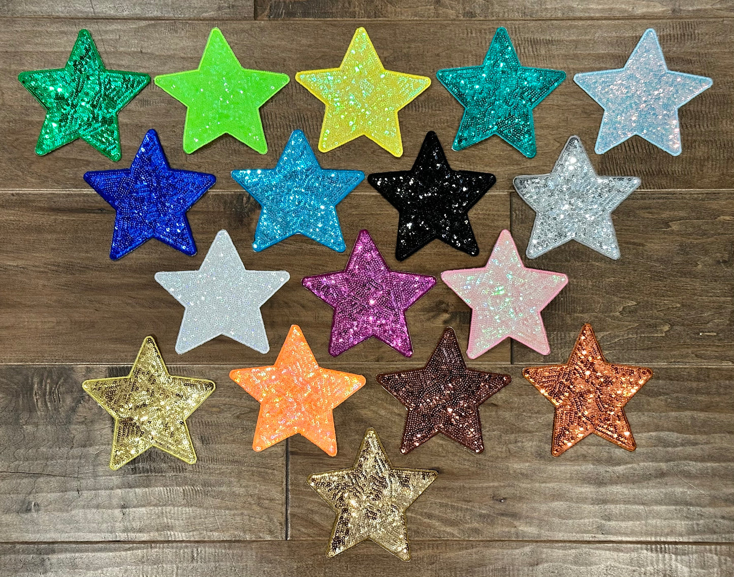 5” Sequin Star Patch