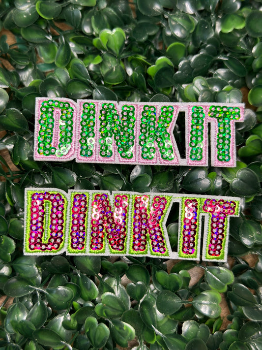3” Pickleball Sequin DINK IT
