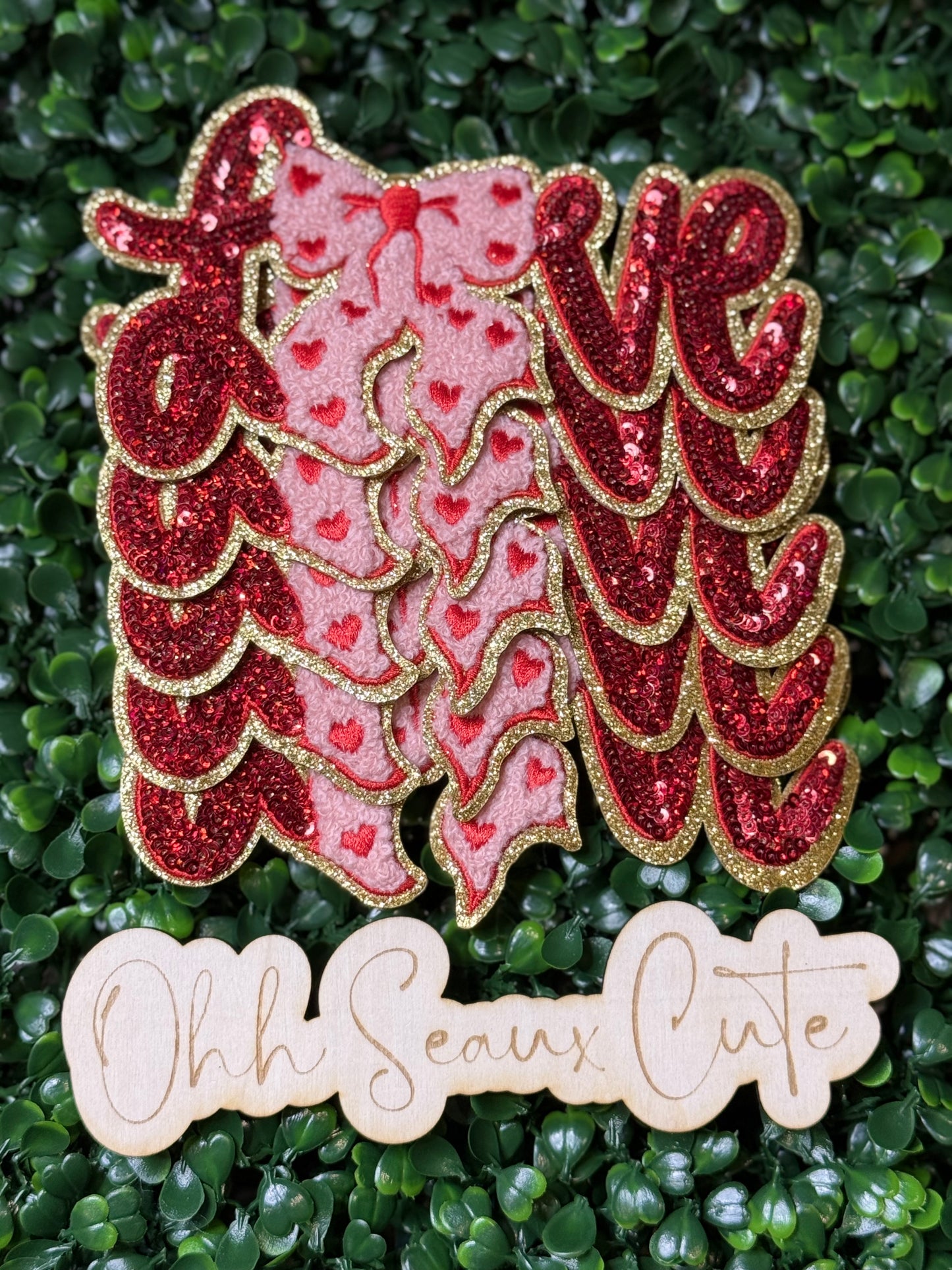 5” Sequin LOVE
