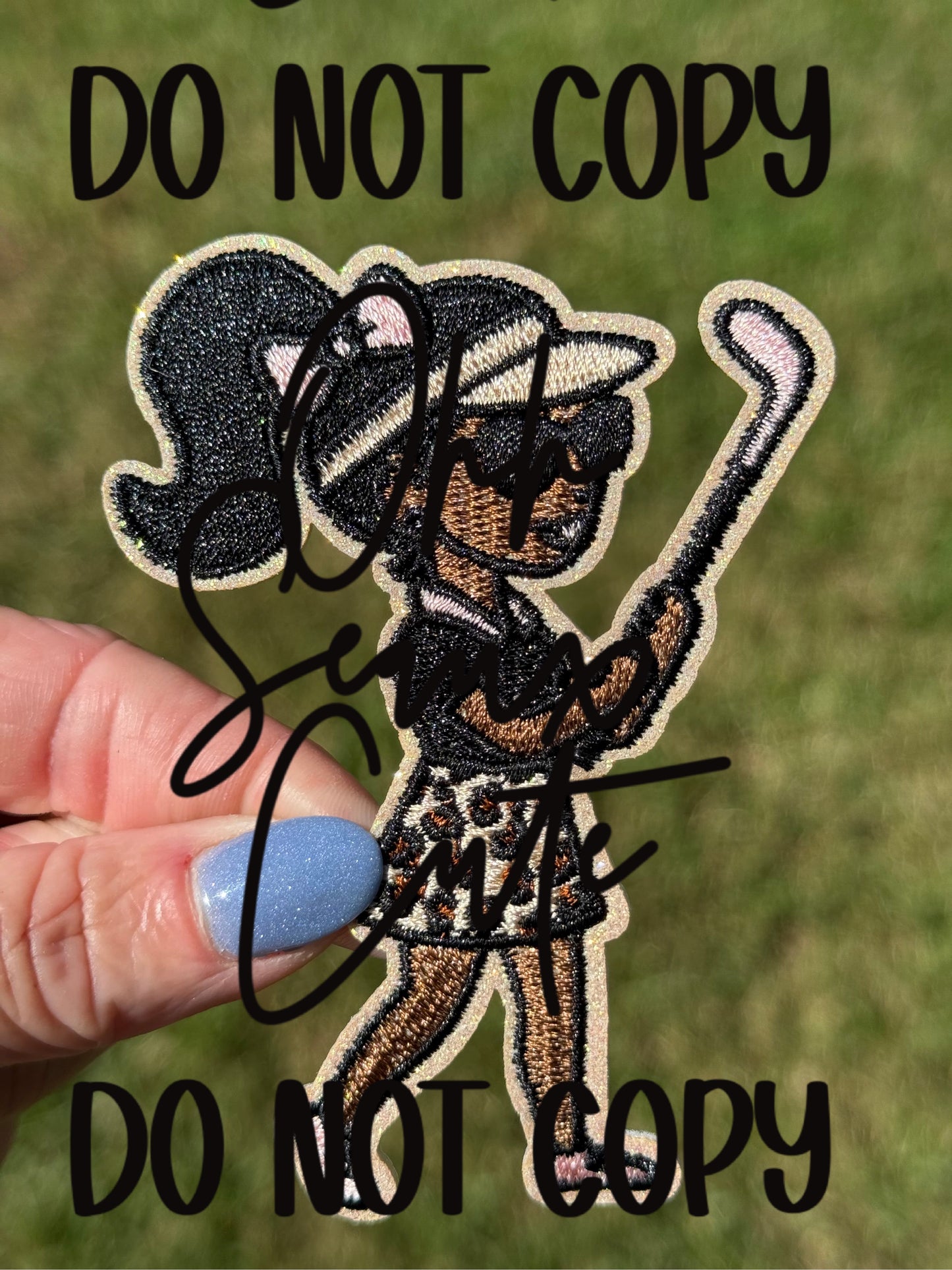 3.5” Leopard Golf Girl Collection-OSC Original DO NOT COPY