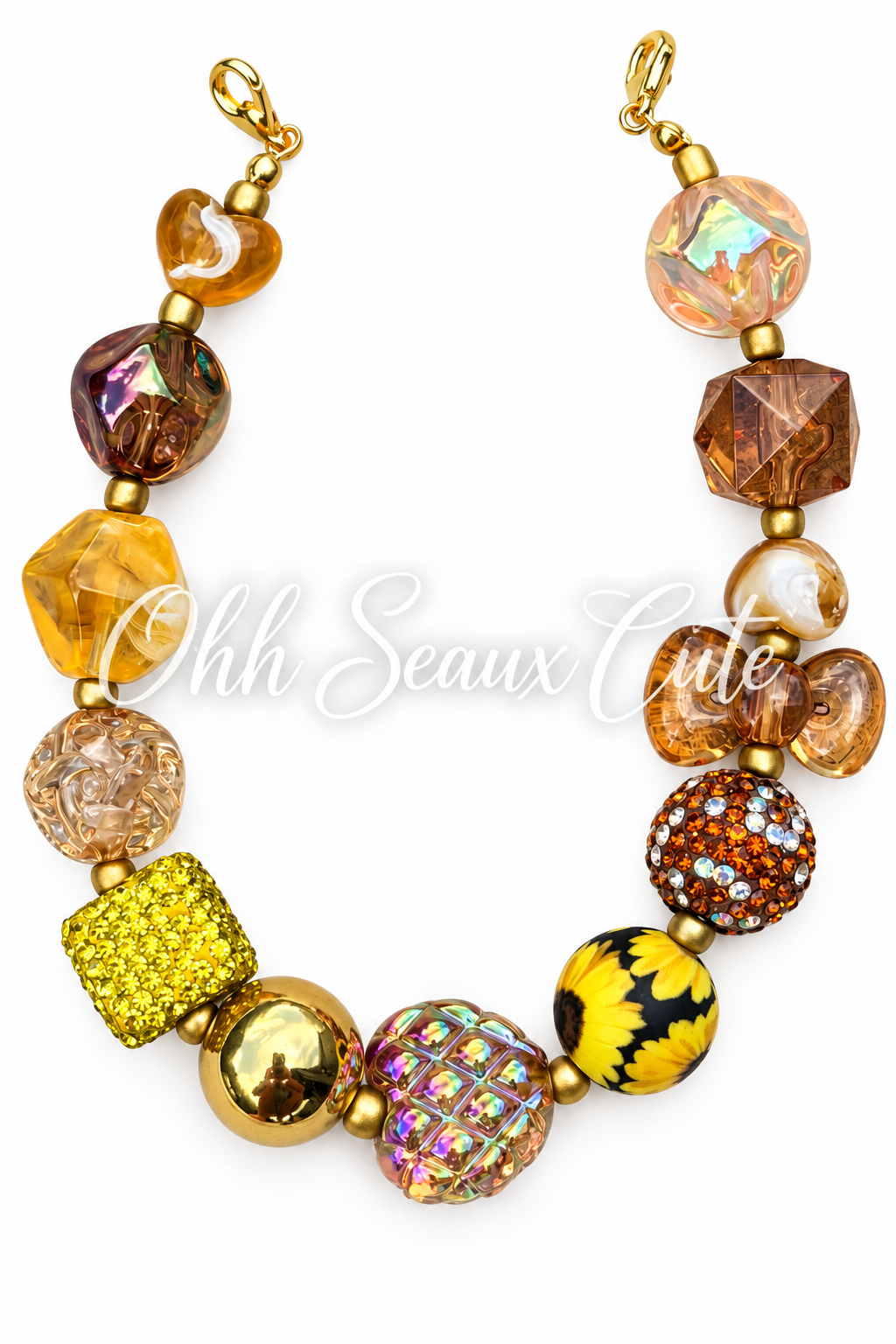 9” Sunflower 9 Hat Chain