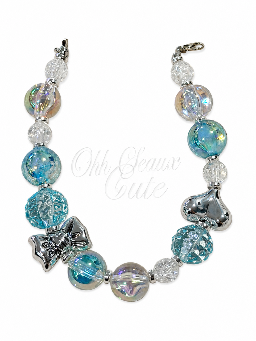 9” Sky Blue 1 Hat Chain