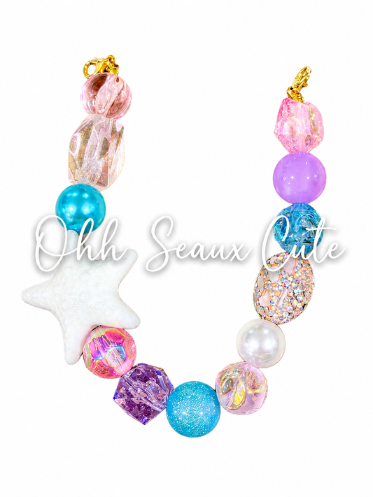 9” Seashell 4 Hat Chain