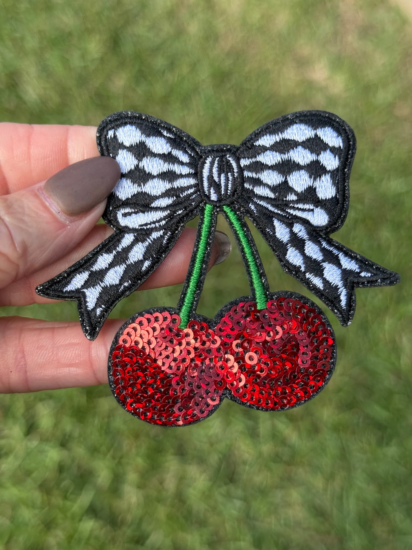 3” Sequin Cherries