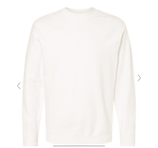 Independent Trading Co Midweight Crewneck Sweatshirt-BONE