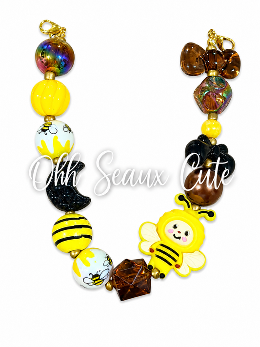 9” Honeybee 5 Hat Chain