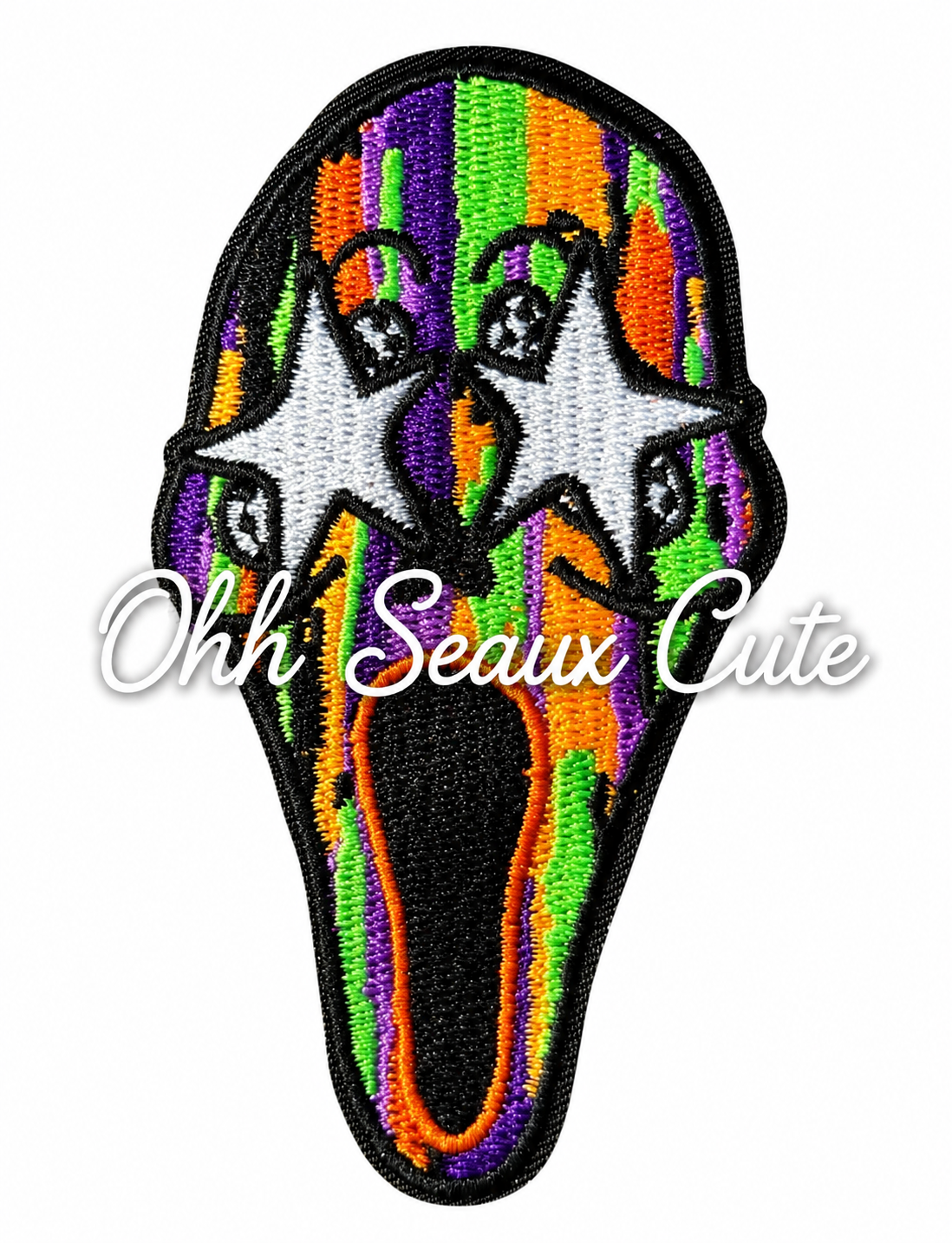 3” Halloween Ghost Face