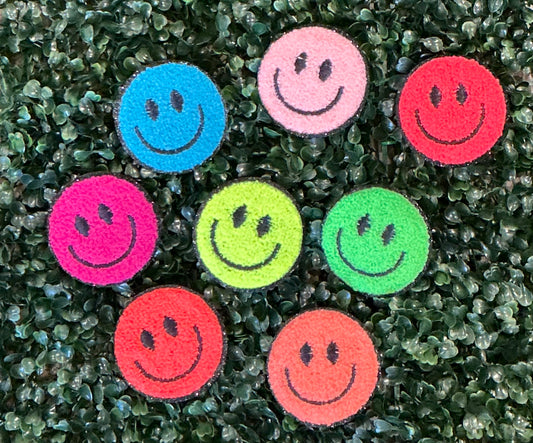 3” Neon Chenille Smiley