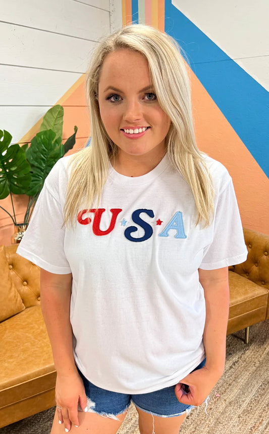Jadelynn Brooke USA Patch Shirt